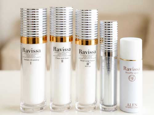 Ravissaのフェイシャルケア用化粧品